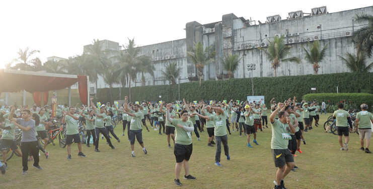 Surat Saksham Cyclothon 2022 was organized by the ONGC Hazira Plant Surat
