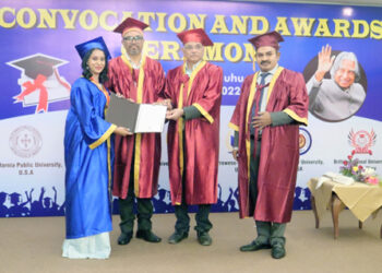 Shreyaa Sumi -International Model is conferred with a Honorary Doctorate from USA University