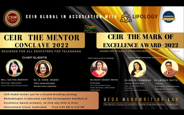 The prestigious ‘CEIR – The Mark of Excellence Award 2022’ announced