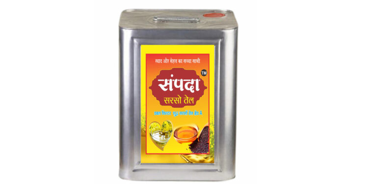 Use double filtered Sampda mustard oil – available in different ranges