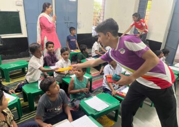 Sharing and Caring; a week of charity at The Global Indian International School Ahmedabad