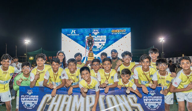 GIIS Ahmedabad U14 Emerges Champions of ARA Future League Football Tournament
