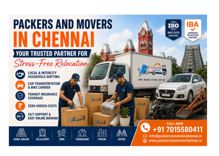 Packers and Movers in Chennai: Your Trusted Partner for Stress-Free Relocation